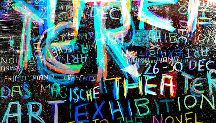 Burkhard Philipp von Harder / DAS MAGISCHE THEATER - Art exhibition at Chateau Papillion des Arts  / St. Moritz Dorf - Switzerland