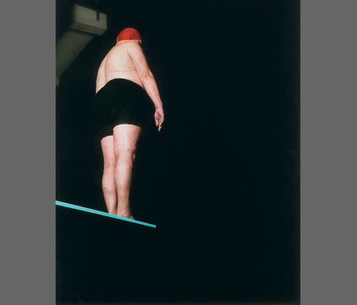 Burkhard Philipp von Harder | Man on the diving board | Serie SWIMMERS